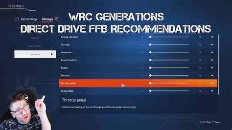 wrc generations direct drive settings